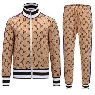 gucci tracksuit brown|Gucci tracksuit technical.